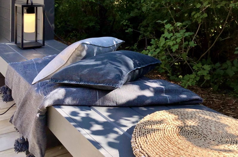 Post-war house garden design in Helsinki: garden renovation, terrace, outdoor living area, pergola